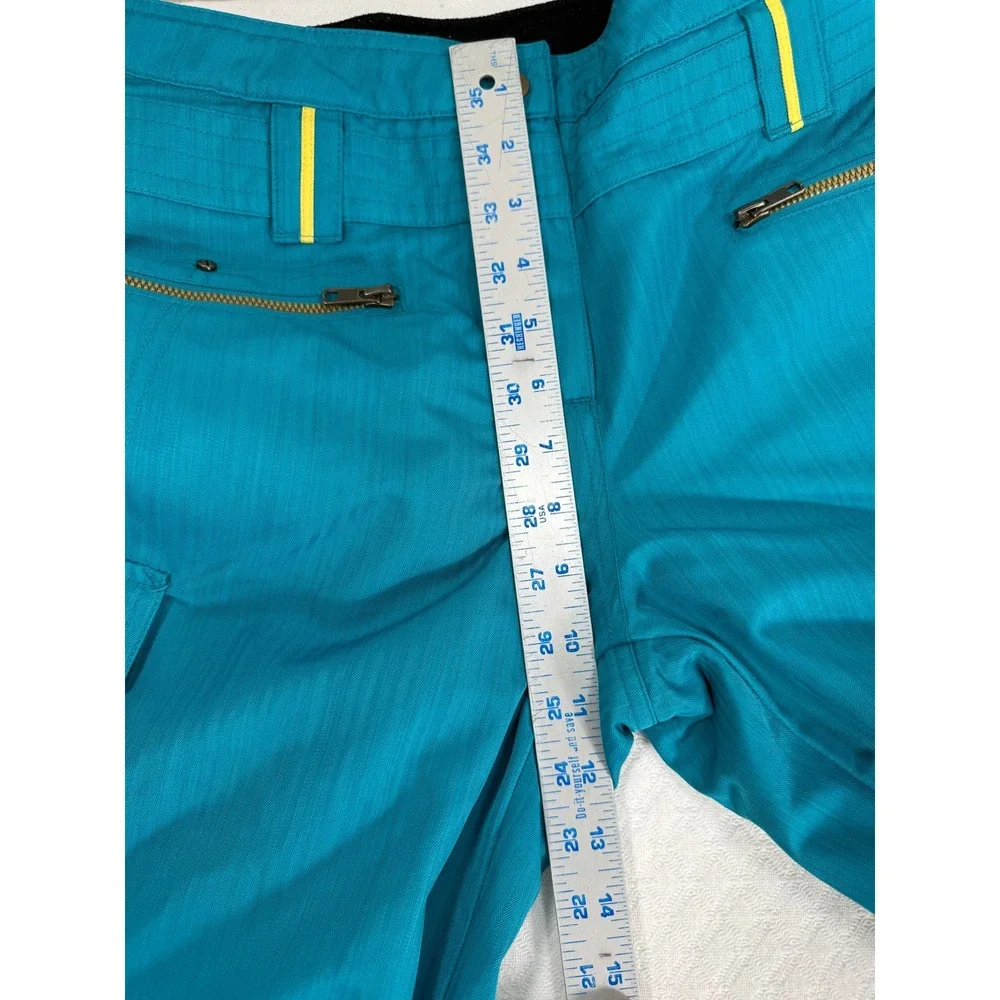 Obermeyer Twilight Pant Juniors 16 Snow Pants Turquoise Snow Skiing Outdoor EUC